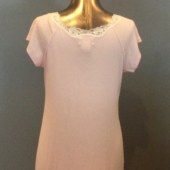 Talbots Long Pink Nightgown - Picture 2 of 7